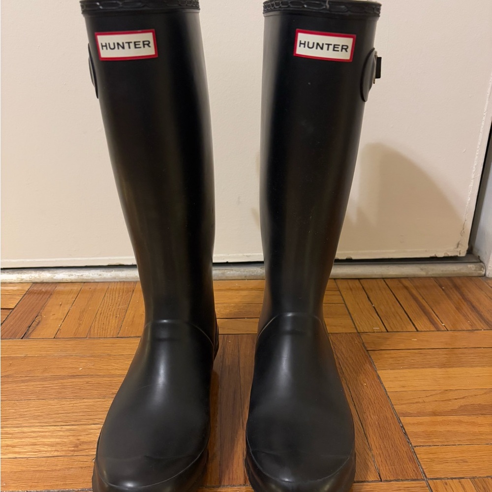 Hunter Black Rain Boots